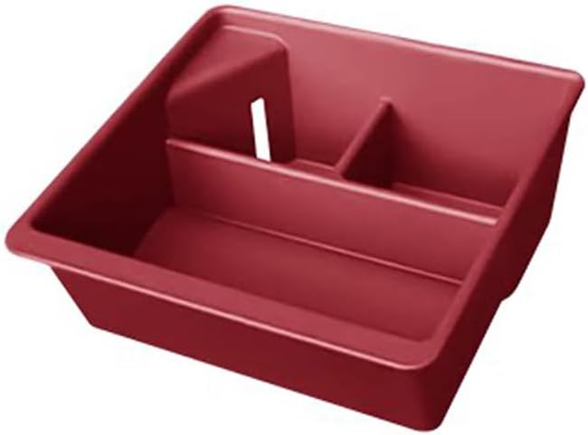 Car Central Control Armrest Storage Box Center Console Organizer Tray Storage Box for Porsche Cayenne 2024-2026 Interior Accessories Gear Shift Panel Storage Tray Insert Box (Style 2 Red)