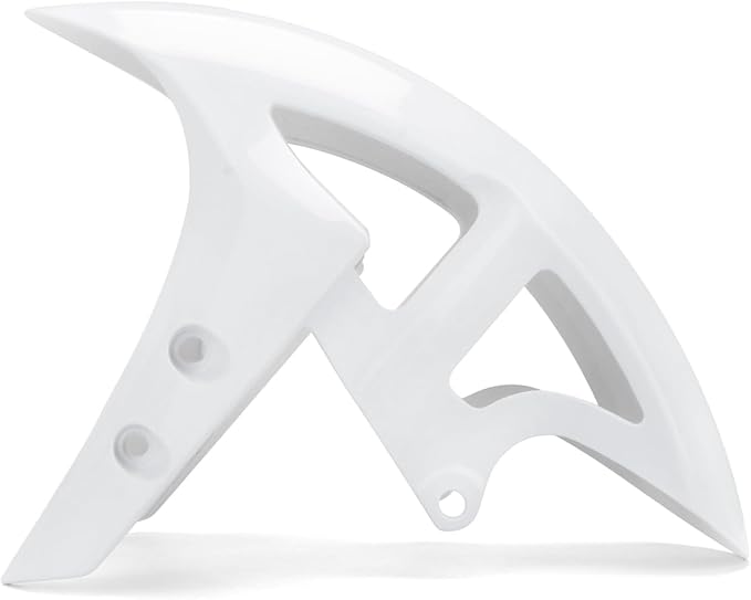 Motorcycle Front Fender, Tire Hugger Fender Mud Guard for Y-AMAHA YZF R1 R6 R10, Front Wheel Mudguard Splash Guard Fit Fairings Parts (White)