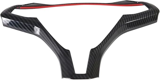 OBL Car Steering Wheel Frame Trim Cover for Tesla Model X Model S 2016-2020 Interior Accessories ABS Imitation Carbon Fiber Inner Decoration