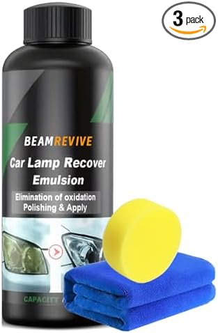Headlight Cleaner, Head Light Restoration Spray, Headlight Cleaner and Restorer Kit (1Pcs)