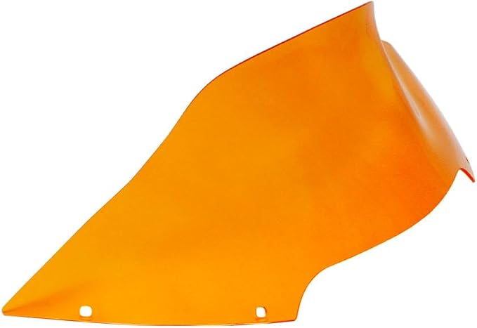 POWER JAMES 7.0" Tall Orange PMMA Windshield Windscreen for 2015-2023 Harley Road Glide Ultra ST FLTR (PMMA Orange)