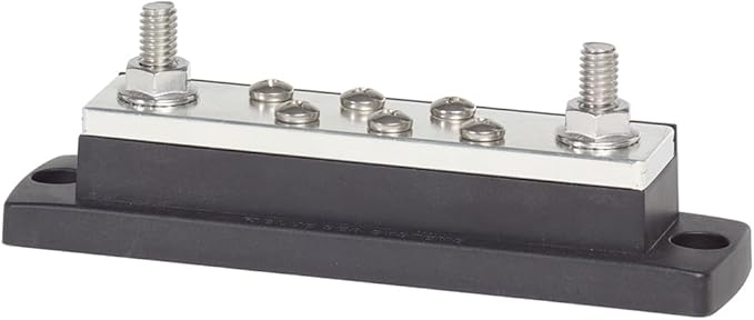Blue Sea Systems 2128 250 Amp MaxiBus BusBar with 6 screws