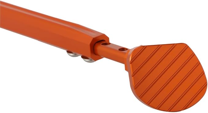Motorcycle Kickstand Adjustable Foot Side Kick Stand for 150 200 250 300 350 400 450 500 505 530 EXC XC XCW XCF XCFW EXCF EXCR XCRW 2017-2023 Supermoto Enduro Motocross Orange