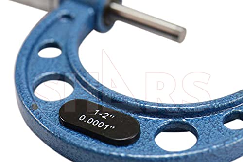 Shars 1-2" x 0.0001" Outside Micrometer 303-2604 P)