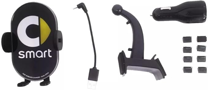 Interior Accessories - Phone Holder Stand Top Infotainment Mount Compatible with Smart Fortwo 453 Gen.3