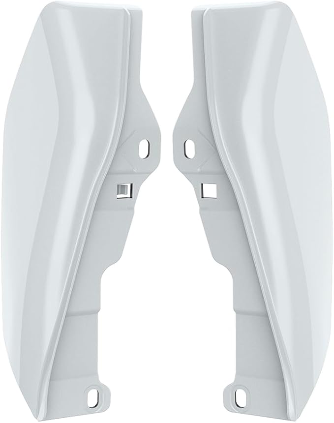 Color - Matched Mid Frame Air Deflectors Heat Shield, Perfectly Fit for Harley Touring Models 2009-2026 White Onyx Pearl