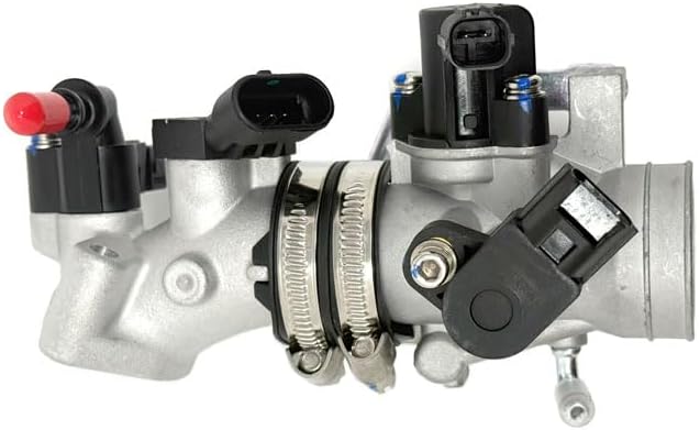 MYK Motorcycle Throttle Body Assembly, Fuel Injection Manifold System for GY6 170cc 200cc Engines, Complete with Sensors