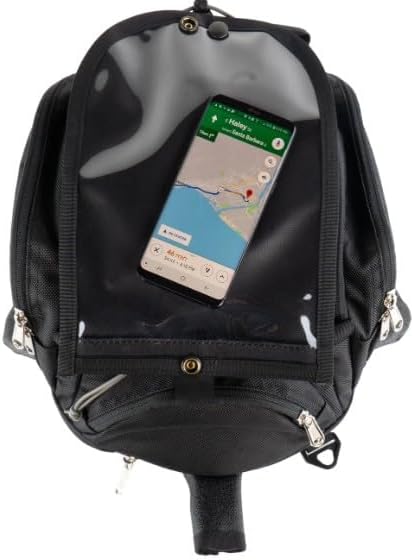 Chase Harper USA 6X Strap Mount Tank Bag - Water-Resistant, Tear-Resistant, Industrial Grade Ballistic Nylon with Anti-Scratch Rubberized Polymer Bottom, Adjustable strap mounting