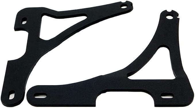 Adjustable Driver/Passenger Seat Backrest Component:Fixed Mounts (Sportster 00-25(Matt Black))