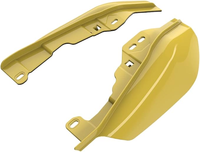 Advanblack 2024 RG Mid Frame Air Deflectors Compatible for Harley Touring Street Glide, Road King, Electra Glide, 2009-2025(Industrial Yellow)