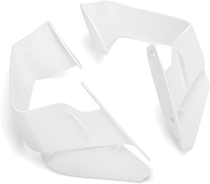 Motorcycle Winglets Fits for S1000RR Fixed Wind Wing Aerodynamic Winds Spoiler Fairing Kits Fit for BMW S1000RR S 1000 RR 2015-2022 (Gloss White)