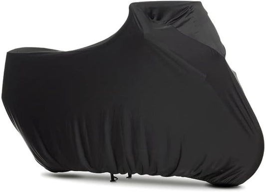 Indoor Motorcycle Cover Soft Stretch Dustproof Cover Compatible with All Motor, 96 inches