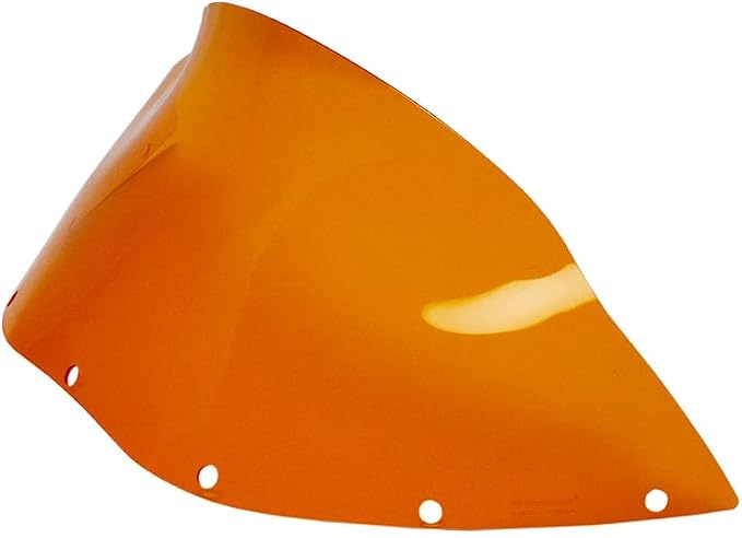 POWERAJAMES PMMA Windshield Windscreen for Harley Davidson Dyna Street Bob Low Rider Sport Glide Road King Wwith FXRT Out Fairing (PMMA Orange)
