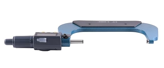 Accusize Industrial Tools 4-5''/100-125 mm by 0.00005''/0.001 mm 2 Keys Electronic Digital Outside Micrometer, Metric/Imperial, Md71-0005 | 2-Key Electronic Digital, Carbide-Tipped, Data Output, 0.00005 in Resolution