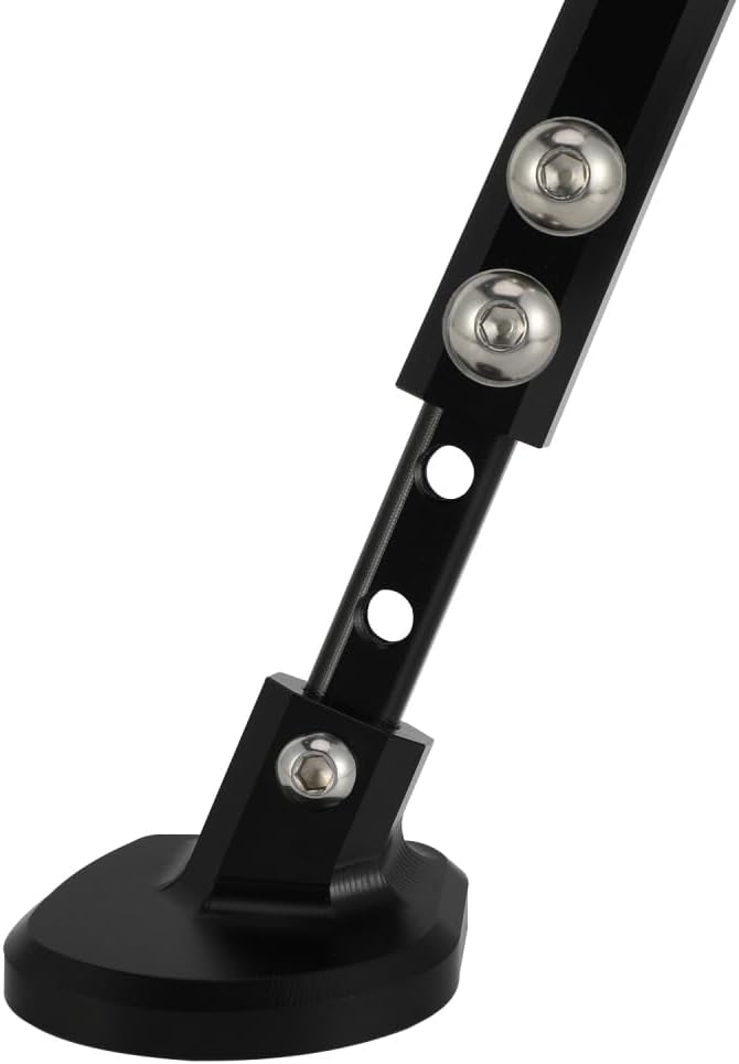 Motorcycle Kickstand Adjustable Foot Side Kick Stand for 150 200 250 300 350 400 450 500 505 530 EXC XC XCW XCF XCFW EXCF EXCR XCRW 2017-2023 Supermoto Enduro Motocross Black