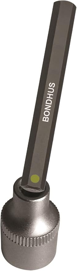 Bondhus 30646 6-piece Socket Hex Bit Tool Set with Sockets, 6" Length,1 set-Pack