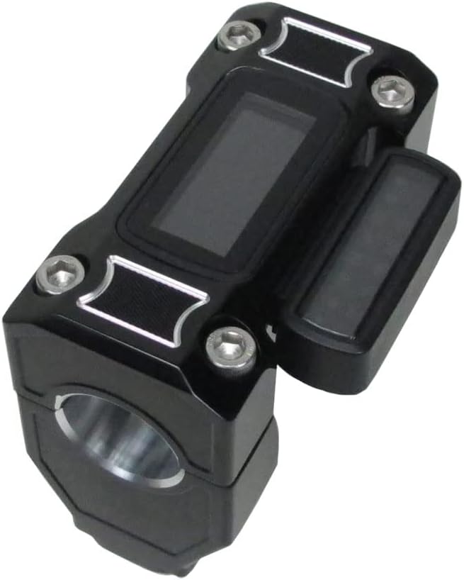 POWER JAMES Black Handlebar Riser Kit with Square Instrument Gauge Cutout, Fits for Harley Davidson Breakout FXBRS, Street Bob, FXLRST, FXST 2018-2024 Models with 1.25" 1 1/4 inch Clamping Area