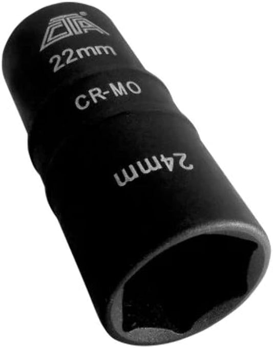 CTA Tools 4217 Lug Nut Flip Socket (22mm x 24mm)