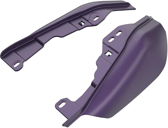 Advanblack 2025 RG Mid Frame Air Deflectors Compatible for Harley Touring Street Glide, Road King, Electra Glide, 2009-2025 (Purple Abyss Denim)