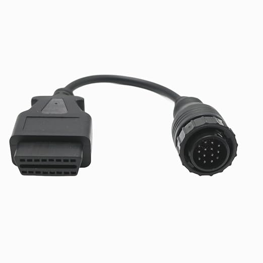 9993832 14 Pin Scanner Connect Cable Compatible with Volvo VOCOM 88890300 VOCOMII 88894000 Truck Diagnostic Adapter Tool Excavator