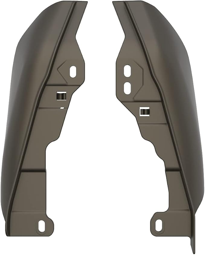 Advanblack 2024 RG Mid Frame Air Deflectors Compatible for Harley Touring Street Glide, Road King, Electra Glide, 2009-2025(River Rock Gray Denim)