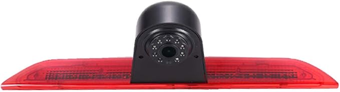 HD IP68 Brake Lamp Rear View Backup Camera Angle and Distance Adjustable Compatible with Ford Transit tourneo Custom Jumbo Kasten V363 F150 F250 F350 V636 MK8/V362 Bus (Reversing Camera)