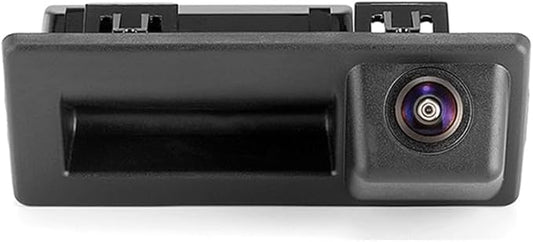 AHD/CVBS Car Rear View Camera's Fisheye Trunk Handle Camera with RCA Cable & Vehicle-Camera for Audi A4L A3 / Volkswagen VW Touran Tiguan Teramont Sagitar/Skoda Superb Octavia kamiq (CVBS)