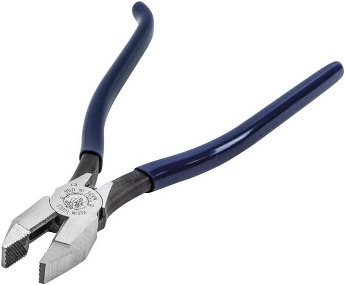 Klein Tools Ironworker Pliers Bundle - Twist, Cut Rebar Tie Wire, 9-Inch and Spring Loaded Pliers