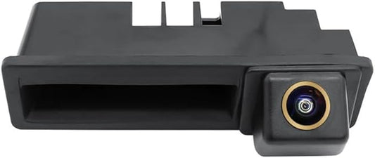 AHD/CVBS Car Rear View Camera's Fisheye Trunk Handle Camera with RCA Cable & Vehicle-Camera for Audi A3 A4 A6L A8L A5 Q7 & Backup Camera (AHD)