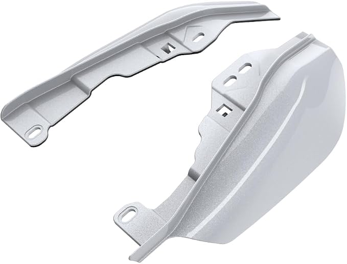 Advanblack 2024 RG Mid Frame Air Deflectors Compatible for Harley Touring Street Glide, Road King, Electra Glide, 2009-2025(White Onyx Pearl)