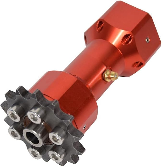 Center Shaft Sleeve for Surron Light Bee X, Sur Ron Drive Shaft Axis Bottom Sleeve Surron Accessories for Surron Electric Dirt Bike (Red)