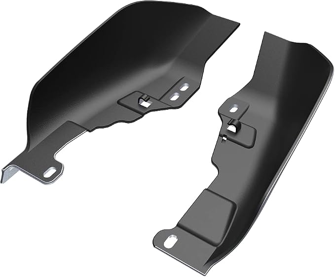 Advanblack 2024 RG Mid Frame Air Deflectors Compatible for Harley Touring Street Glide, Road King, Electra Glide, 2009-2025(Brilliant Silver)