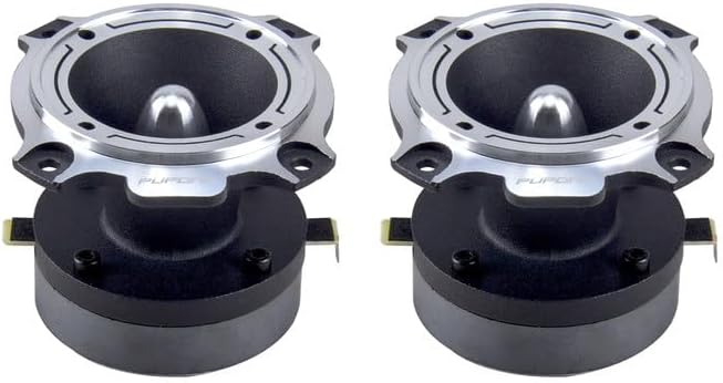 4 inch Tweeters, 300W Max Power, 50W RMS Car Speaker, 4 Ohm, 98dB Car Audio tweeters, Bullet Tweeters,Pair