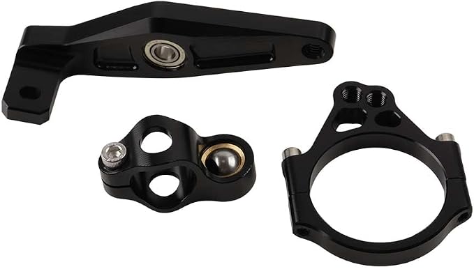 Steering stabilizer Compatible with YAMAHA MT09 XSR900 MT-09 MT 09 XSR 900 2021 2022 2023 2024 Motorcycle Steering Damper Mount Bracket Stabilizer Support Speed Wobble Safety