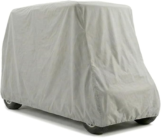 CarsCover HD Waterproof Golf Cart Cover 4 Passenger 5 Layer Storage Covers for Yamaha, Club Car, EZ Go (Fit up to 115 inch Long)