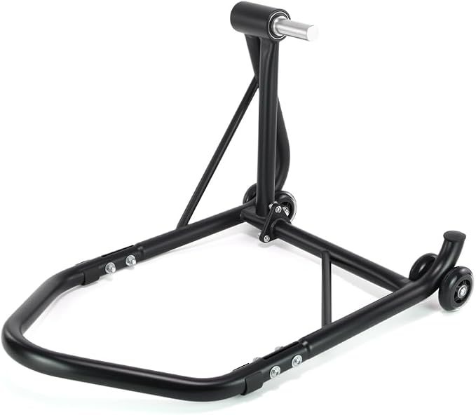 Single Side Swingarm Lift Stand with 42.4mm Pin | Fit for Brutale Series, F3 F4 Rivale Turismo Veloce, Universal Motorcycle Stand, Steel Frame with PTU Wheels