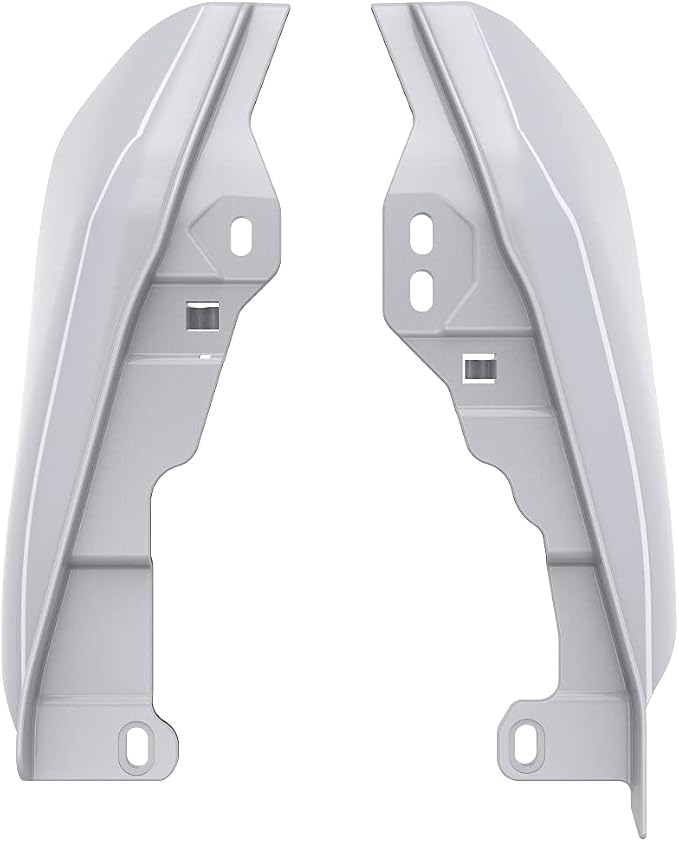 Advanblack 2024 RG Mid Frame Air Deflectors Compatible for Harley Touring Street Glide, Road King, Electra Glide, 2009-2025(Crushed Pearl/Crushed Ice Pearl)