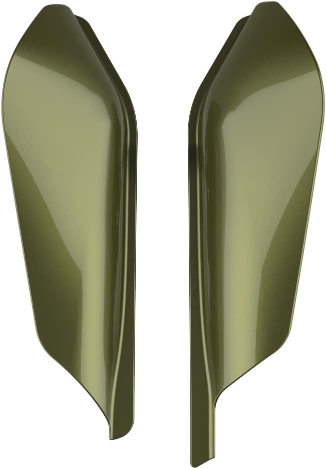 Advanblack 2024 RG Mid Frame Air Deflectors Compatible for Harley Touring Street Glide, Road King, Electra Glide, 2009-2025(Mineral Green Metallic)
