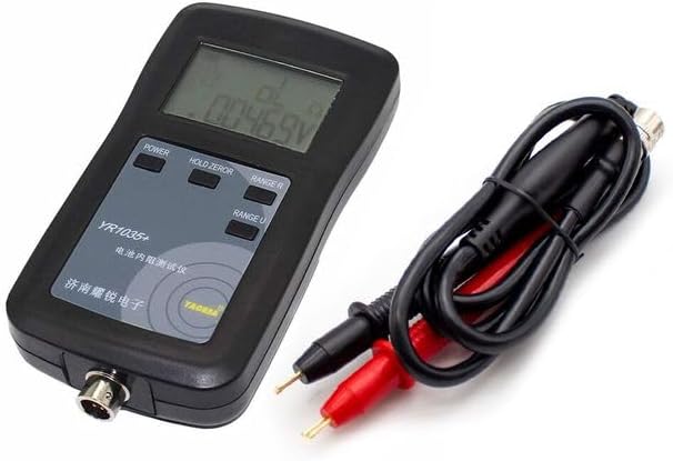 4 Line YR1035 Battery Internal Resistance Test Meter | 4-Wire High Precision Battery Tester, Simultaneously Measure Internal Resistance & Voltage for Lithium & Lead Acid
