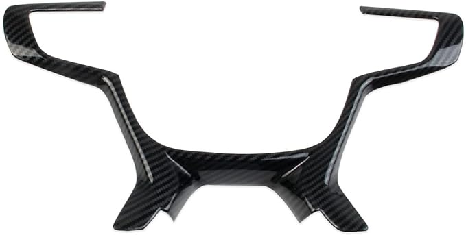 Korlot Carbon Fiber Interior Steering Wheel Cover Trim for 2018-2024 GMC Terrain/2015-2022 Canyon/2017-2023 Acadia