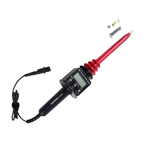 PINTECH DC High Voltage Probe, 40kV, High Voltage DC Meter with LCD Display | 2000MΩ Input Impedance, HVP-40DM