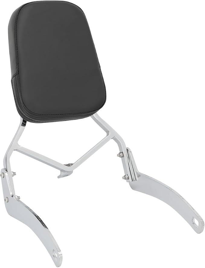 Passenger Sissy Bar Rear Backrest for Yamaha Virago 250 XV250 1988-2007 / Virago 125 XV125 1989-2011, Chrome