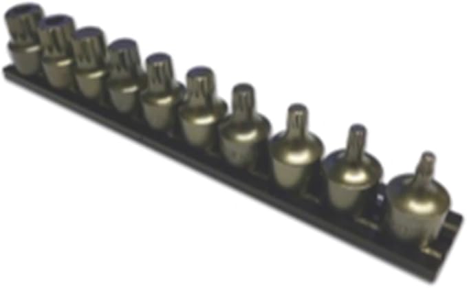 Vim Tools VIMIMPACT-XZN6 Half Cut Stubby XZN Set-3/8" Square Drive