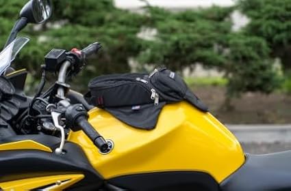 Chase Harper USA 1602M Black Manta X2 Magnetic Tank Bag - Water-Resistant, Tear-Resistant, Industrial Grade Ballistic Nylon with Anti-Scratch Rubberized Polymer Bottom, Super Strong Neodymium Magnets