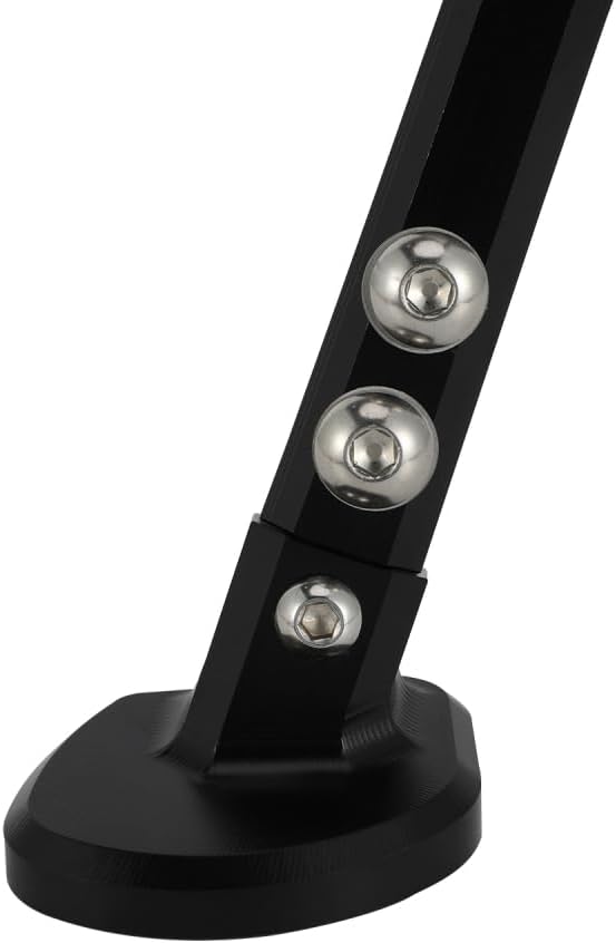 Motorcycle Kickstand Adjustable Foot Side Kick Stand for 150 200 250 300 350 400 450 500 505 530 EXC XC XCW XCF XCFW EXCF EXCR XCRW 2017-2023 Supermoto Enduro Motocross Black