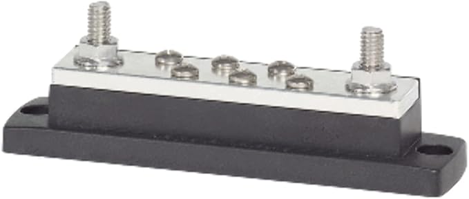 Blue Sea Systems 2128 250 Amp MaxiBus BusBar with 6 screws