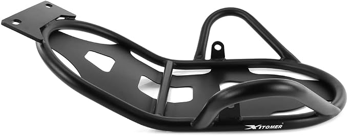 Xitomer Tube Frame Skid Bash Plate Compatible with DR650 1996-2025 under guard trail riding Dirt Bike Crash Protection Rock Guard Belly Pan