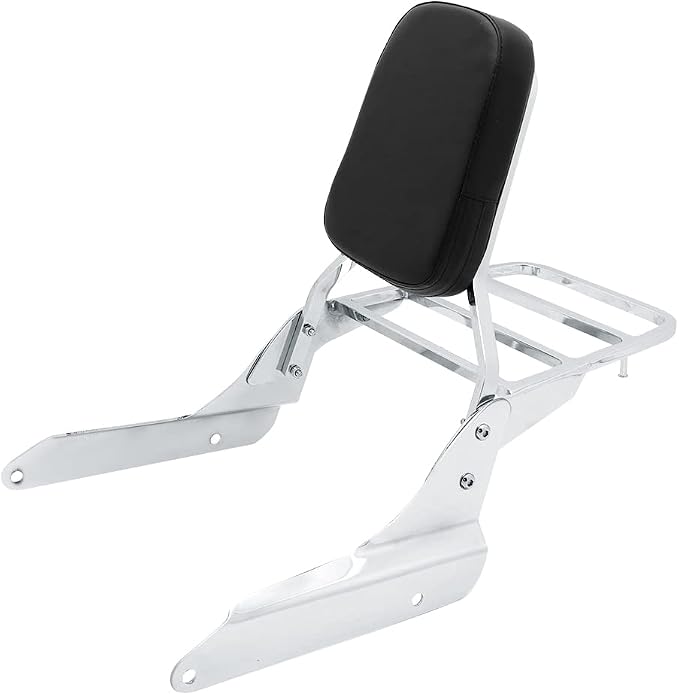 Motorcycle Backrest Sissy Bar Rear Passenger Luggage Rack Cushion For Honda Shadow VLX600 VT600 1999-2008 VLX 600 VT 2006 2005