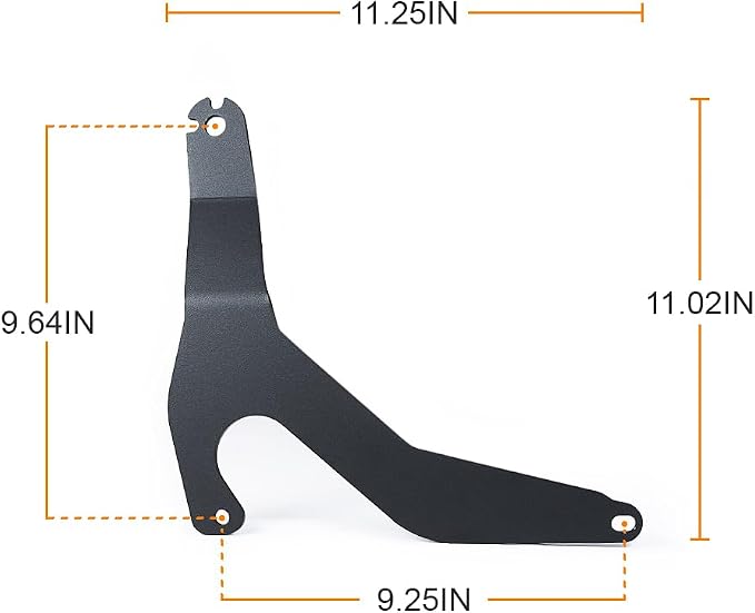 Adjustable Driver/Passenger Seat Backrest Component:Fixed Mounts For BMW R18B (Matt Black)