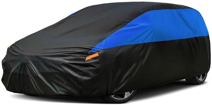 GUNHYI Car Cover for Automobiles All Weather Waterproof, Universal Fit Honda Civic Hatchback, Ford Fiesta, Volkswagen Golf, Toyota Matrix, Chevy HHR, Chrysler PT Cruiser etc.